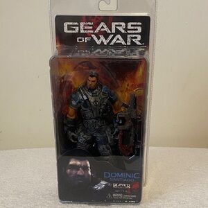 Gears of War Dominic Santiago Action Figure - Blue/Gray Armor NWT